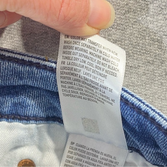 American Eagle Jeans Mens W30 Blue Slim Straight Airflex + Low Rise Casual Denim - Picture 11 of 14